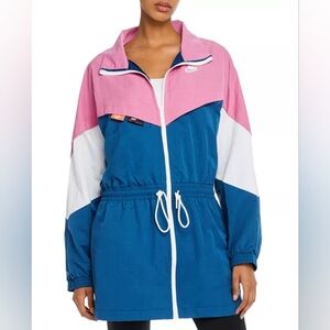 NWOT NikeIcon Clash Track Jacket Aqua & Pink Nylon size 1X